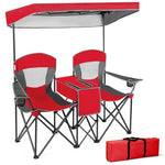  - Portable Folding Camping Canopy Chairs with Cup Holder - Outdoor Style Company