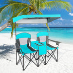  - Portable Folding Camping Canopy Chairs with Cup Holder - Outdoor Style Company
