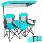  - Portable Folding Camping Canopy Chairs with Cup Holder - Outdoor Style Company