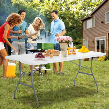  - Portable Folding Camping Table with Carrying Handle for Picnic - Outdoor Style Company