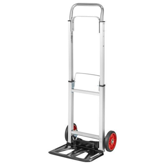  - Portable Folding Hand Truck with Telescopic Handle and Wheels - Outdoor Style Company