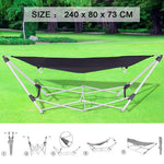  - Portable Folding Steel Frame Hammock with Bag - Outdoor Style Company