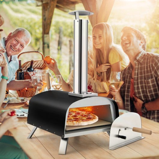  - Portable Multi - Fuel Pizza Oven with Pizza Stone and Pizza Peel - Outdoor Style Company