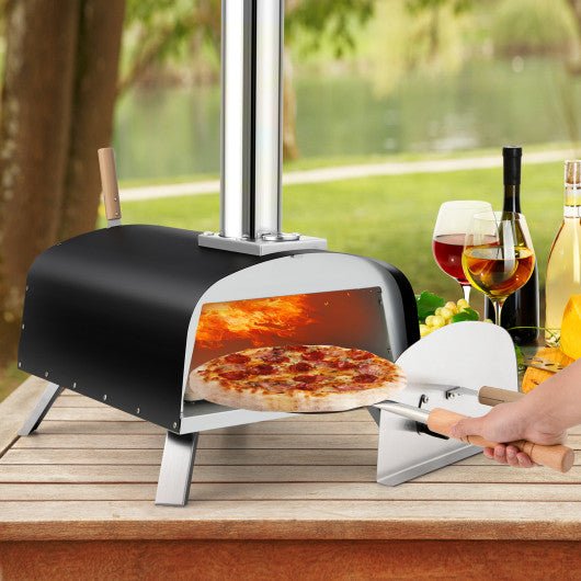  - Portable Multi - Fuel Pizza Oven with Pizza Stone and Pizza Peel - Outdoor Style Company