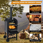  - Portable Outdoor Pizza Oven with Pizza Stone and Waterproof Cover - Outdoor Style Company