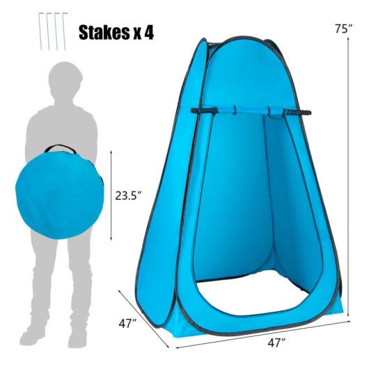  - Portable Pop Up Privacy Shower Toilet Changing Room Camping Hiking Tent - Outdoor Style Company