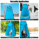  - Portable Pop Up Privacy Shower Toilet Changing Room Camping Hiking Tent - Outdoor Style Company