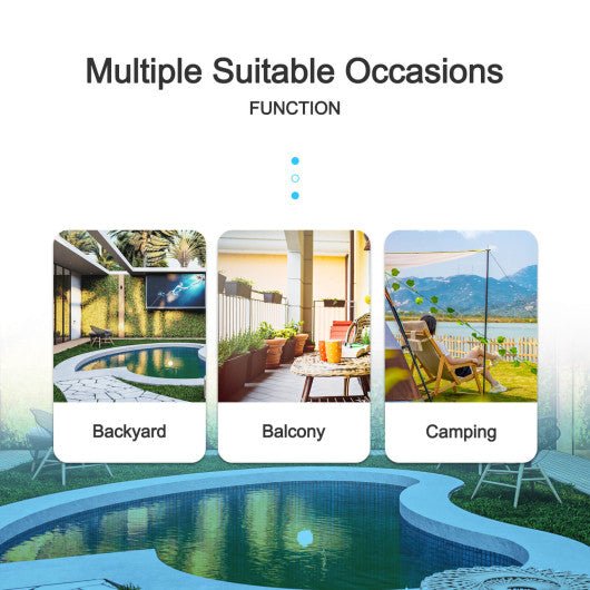  - PP Folding Patio Chaise Lounger with 7 - Level Backrest and Cozy Footrest - Outdoor Style Company