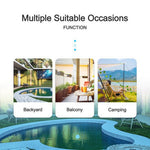  - PP Folding Patio Chaise Lounger with 7 - Level Backrest and Cozy Footrest - Outdoor Style Company