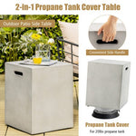  - Propane Tank Cover Hideaway Table for Standard 20 Pounds Propane Tank - Outdoor Style Company