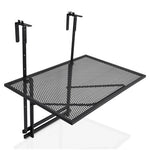  - Railing Folding Table with 5 - Level Adjustable Heights - Outdoor Style Company