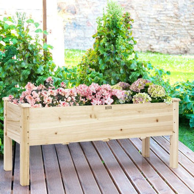  - Raised Garden Bed Elevated Planter Box Wood for Vegetable Flower Herb - Outdoor Style Company