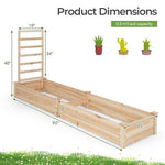  - Raised Garden Bed with Planter Box and Trellis - Outdoor Style Company