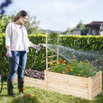  - Raised Garden Bed with Trellis - Outdoor Style Company