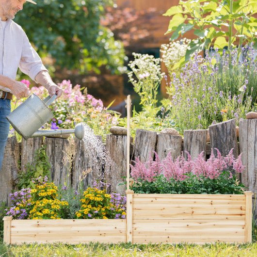  - Raised Garden Bed with Trellis - Outdoor Style Company