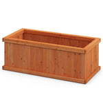  - Raised Garden Bed Wooden Planter Box with 4 Drainage Holes and Detachable Bottom Panels - Outdoor Style Company