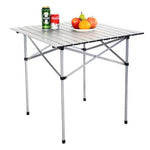  - Roll Up Portable folding Camping Aluminum Picnic Table - Outdoor Style Company
