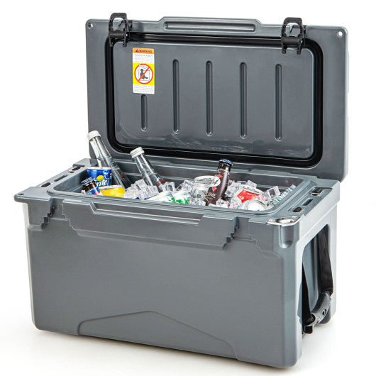  - Rotomolded Cooler with Integrated Cup Holders and Bottle Opener - Outdoor Style Company