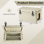  - Rotomolded Cooler with Integrated Cup Holders and Bottle Opener - Outdoor Style Company