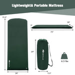  - Self - inflating Lightweight Folding Foam Sleeping Cot with Storage bag - Outdoor Style Company