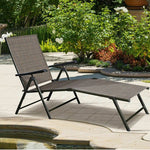  - Set of 2 Adjustable Chaise Lounge Chair with 5 Reclining Positions - Outdoor Style Company