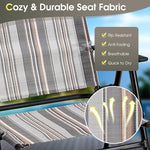  - Set of 2 Patio Folding Sling Chairs Space - saving Dining Chair - Outdoor Style Company