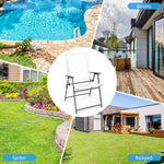  - Set of 4 Patio Folding Chair Set with Rustproof Metal Frame - Outdoor Style Company