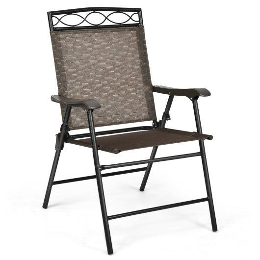  - Set of 4 Patio Folding Chairs - Outdoor Style Company