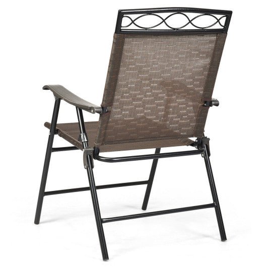  - Set of 4 Patio Folding Chairs - Outdoor Style Company