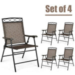  - Set of 4 Patio Folding Chairs - Outdoor Style Company