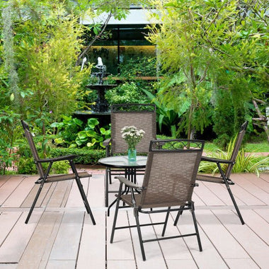  - Set of 4 Patio Folding Chairs - Outdoor Style Company