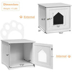  - Sidetable Nightstand Weatherproof Multi - function Cat House - Outdoor Style Company