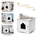  - Sidetable Nightstand Weatherproof Multi - function Cat House - Outdoor Style Company