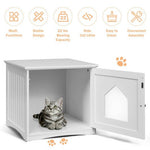  - Sidetable Nightstand Weatherproof Multi - function Cat House - Outdoor Style Company