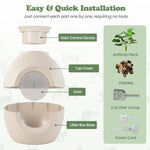  - Smart Plant Cat Litter Box with Electronic Odor Removal & Sterilization - Outdoor Style Company