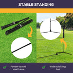 -Soozier All-in-One Badminton Set, Height Adjustable for Pickleball, Volleyball, Badminton, Backyard Beach Driveway Game - Outdoor Style Company