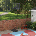 -Soozier Portable Basketball Hoop, Height Adjustable Basketball Goal with 43.25" Backboard, Wheels & Fillable Base for Swimming Pool or Backyard, Black - Outdoor Style Company