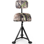  - Swivel Hunting Chair Tripod Blind Stool with Detachable Backrest - Outdoor Style Company