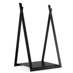  - Triangle Firewood Rack with Raised Base for Fireplace Fire Pit - Outdoor Style Company