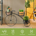  - Tricycle Plant Stand Flower Pot Cart Holder in Parisian Style - Outdoor Style Company