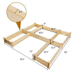  - U - Shaped Wooden Garden Raised Bed for Backyard and Patio - Outdoor Style Company