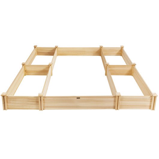  - U - Shaped Wooden Garden Raised Bed for Backyard and Patio - Outdoor Style Company