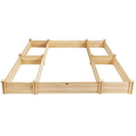  - U - Shaped Wooden Garden Raised Bed for Backyard and Patio - Outdoor Style Company