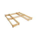  - U - Shaped Wooden Garden Raised Bed for Backyard and Patio - Outdoor Style Company