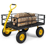  - Utility Garden Wagon with 4 Removable Side Panels and 900/1200 LBS Load Capacity - 53" x 30" x 42" - Outdoor Style Company