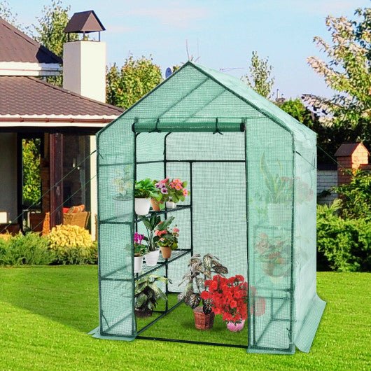  - Walk - in Greenhouse 56 x 56 x 77 Inch Gardening with Observation Windows - Outdoor Style Company