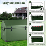  - Waterproof Outdoor Storage Box with Ventilated Window Adjustable Snap - Outdoor Style Company