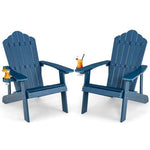  - Weather Resistant HIPS Outdoor Adirondack Chair with Cup Holder - Outdoor Style Company