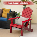  - Weather Resistant HIPS Outdoor Adirondack Chair with Cup Holder - Outdoor Style Company