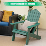  - Weather Resistant HIPS Outdoor Adirondack Chair with Cup Holder - Outdoor Style Company